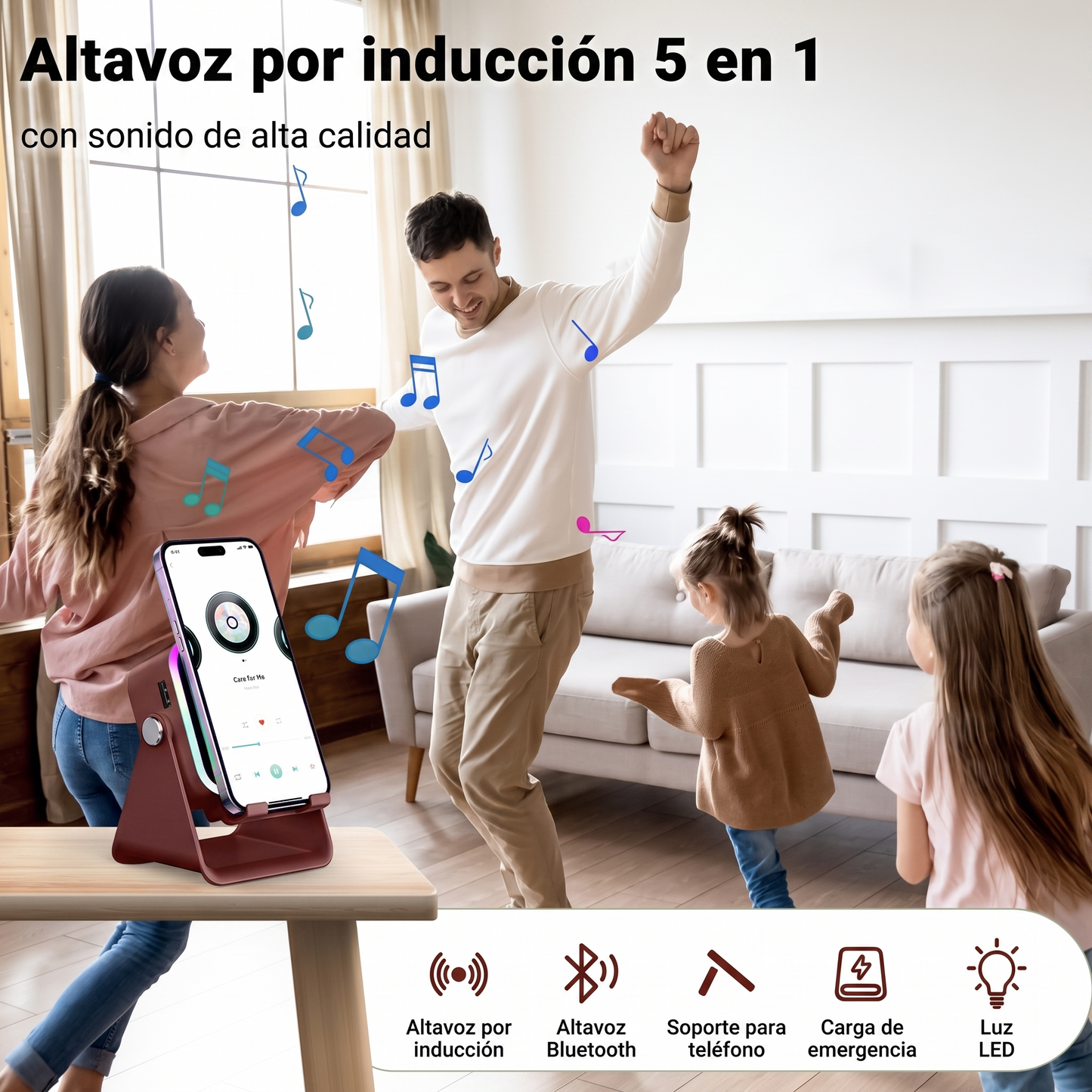 Soporte Altavoz 5 en 1