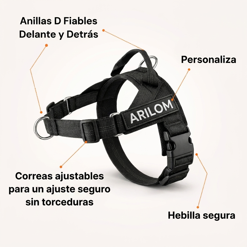 Arnés antitirones para perros Arilom